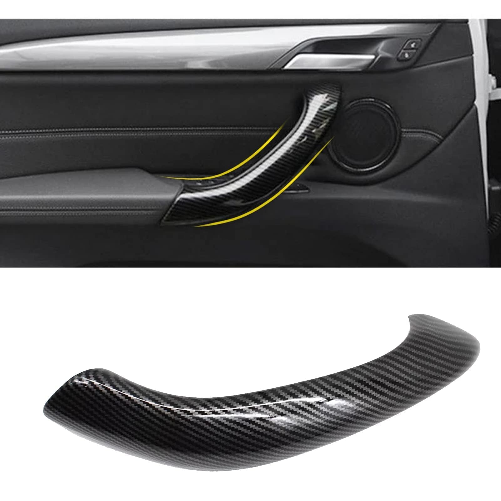 QIZUN Car Inner Door Handle for X1 F48 LCI (05/2018-12/2019)