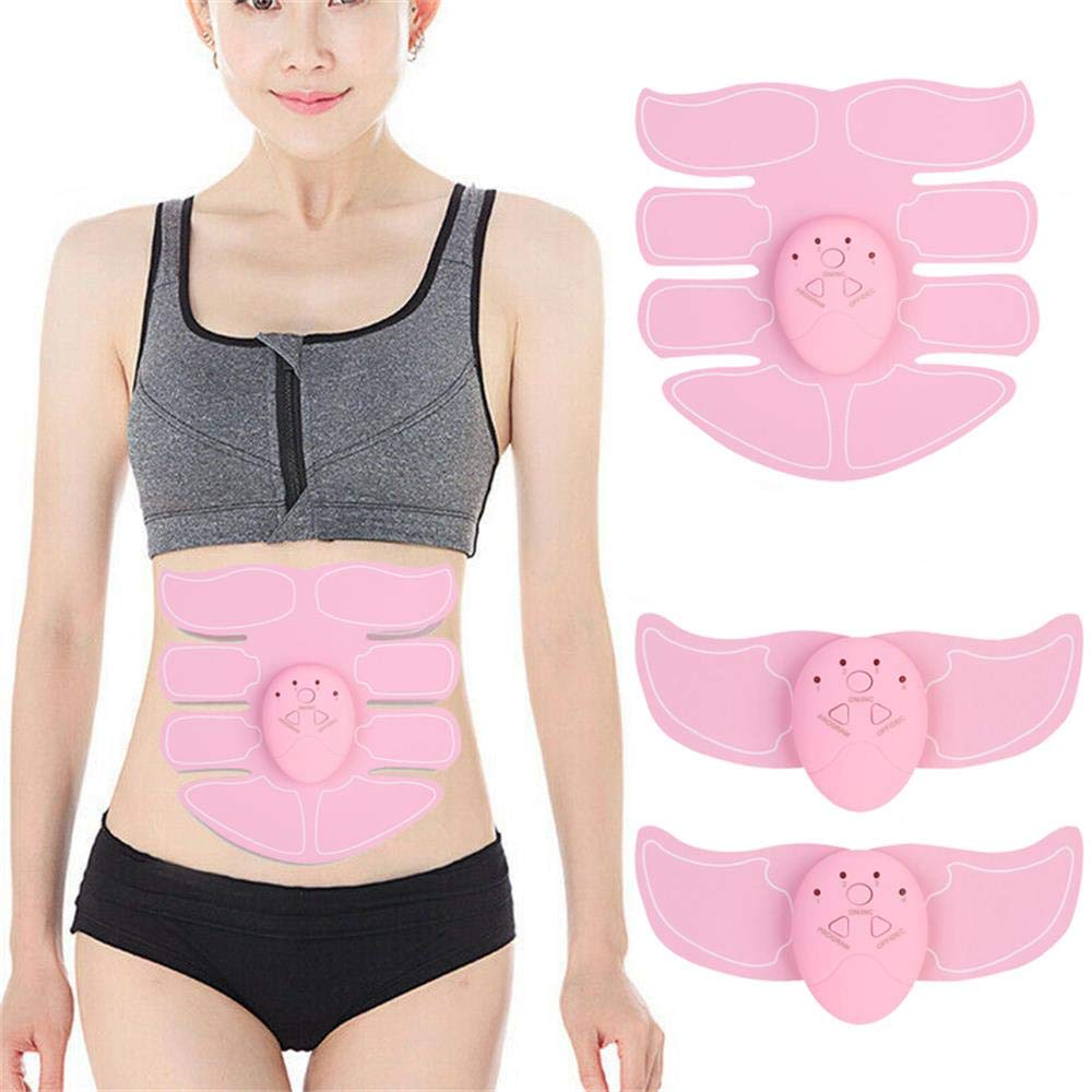 LEIKAS ABS Muscle Trainer, Abdominal Exerciser Equipment Stomach Exerciser EMS Muscle Toner Electric ABS Toner AB Belt, Abdomen/leg/arm Gym Equipment At Home Workout For Men & Women