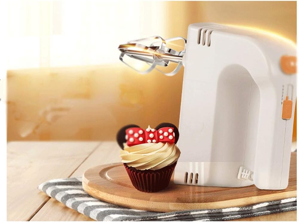 Cream Egg Beater Mini Hand-held Five-Speed Adjustable Gear, Easy to Clean, Easy to Bake Cakes and Desserts