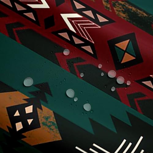 Miniatura 4 de Erosebridal Southwestern - Cortina de baño de 72 pulgadas de ancho x 72 pulgadas de largo, juego de cortina de ducha geométrica bohemia con flechas