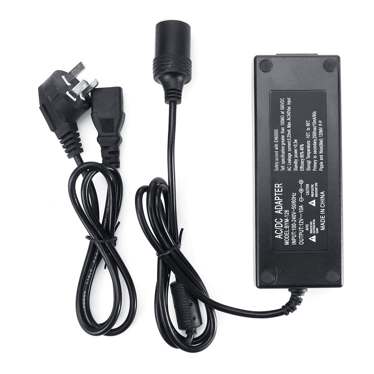 YONGYAO Convertidor de Adaptador de Corriente alterna de 12 V 120 W a CC Coche Carga Enchufe Cargador para Australia