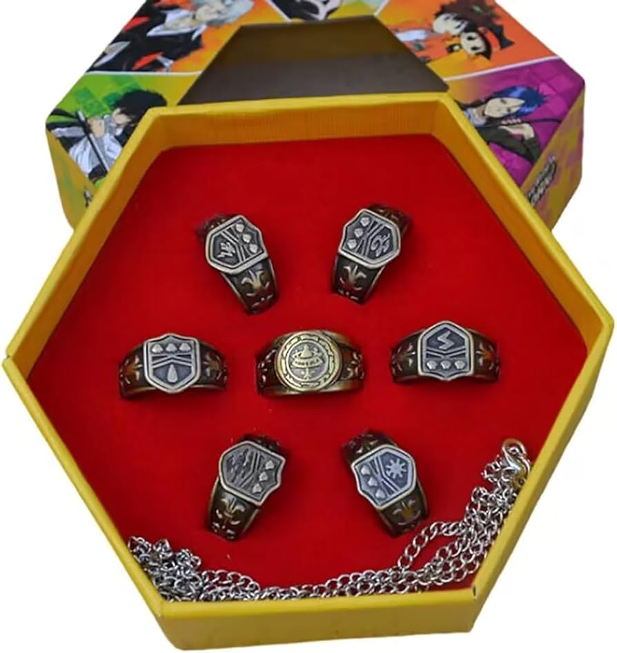 Amazon.co.jp: 家庭教師ヒットマン REBORN! リング 指輪 7個セット