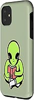 Vista 11 de iPhone 15 Pro Max Alien Reading A Book Case