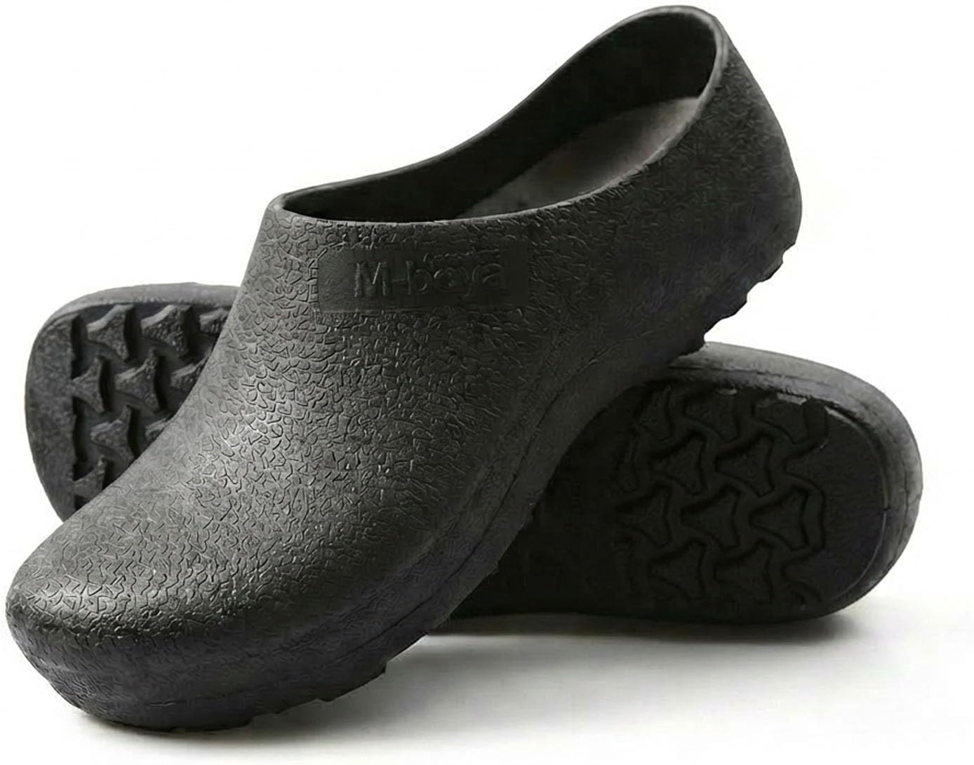 SECHRITE Professional Chef Shoes for Men Women - Non-Slip Arch Support Nurse Garden Work Clogs with Breathable Massage Insole, Waterproof Oil Resistant Kitchen Nursing Food Service Shoes