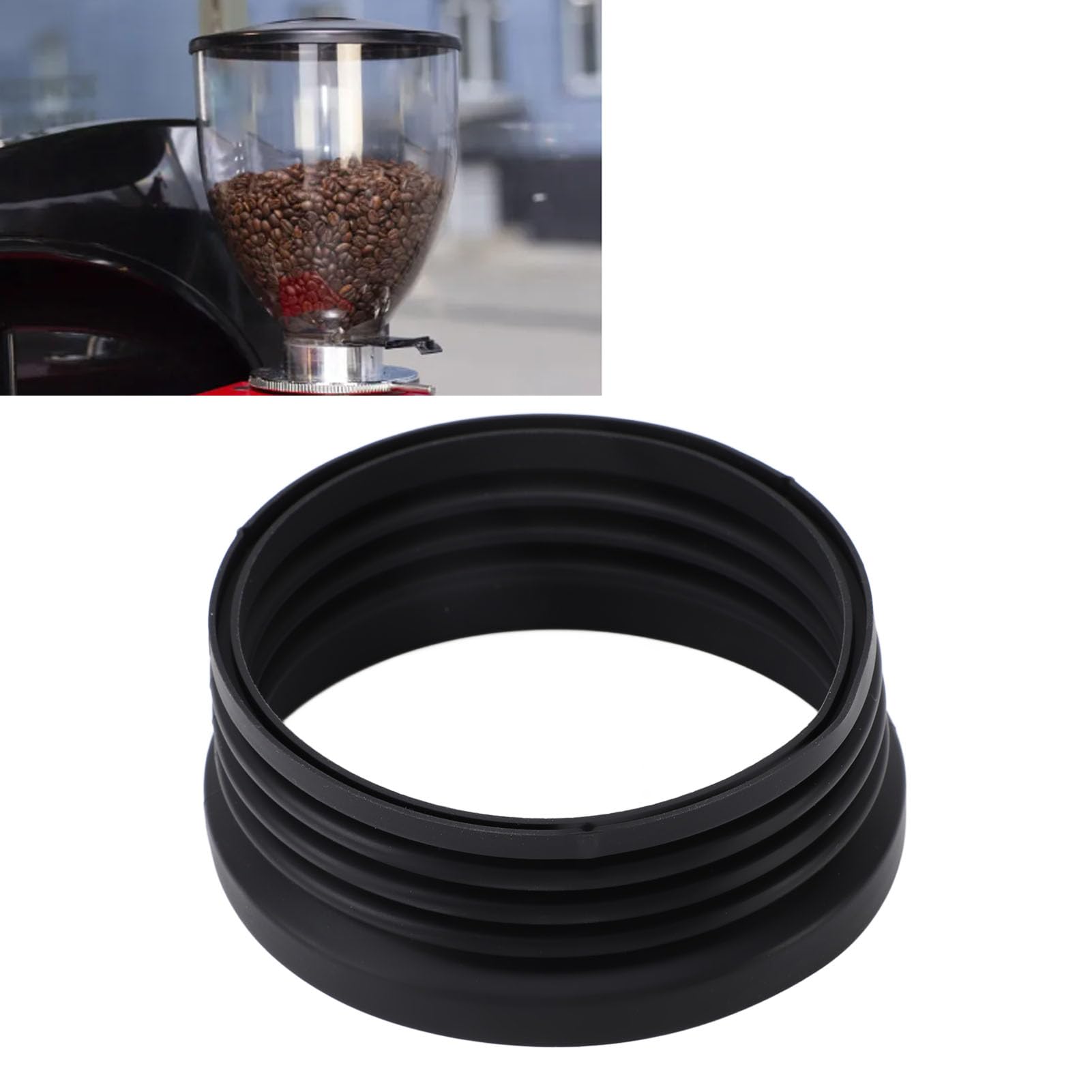 Soffietto in Silicone per Macinacaffè con Pompa Manuale, Tramoggia Monodose per Pulizia Profonda, Compatibile con Macinini Domestici e Professionali