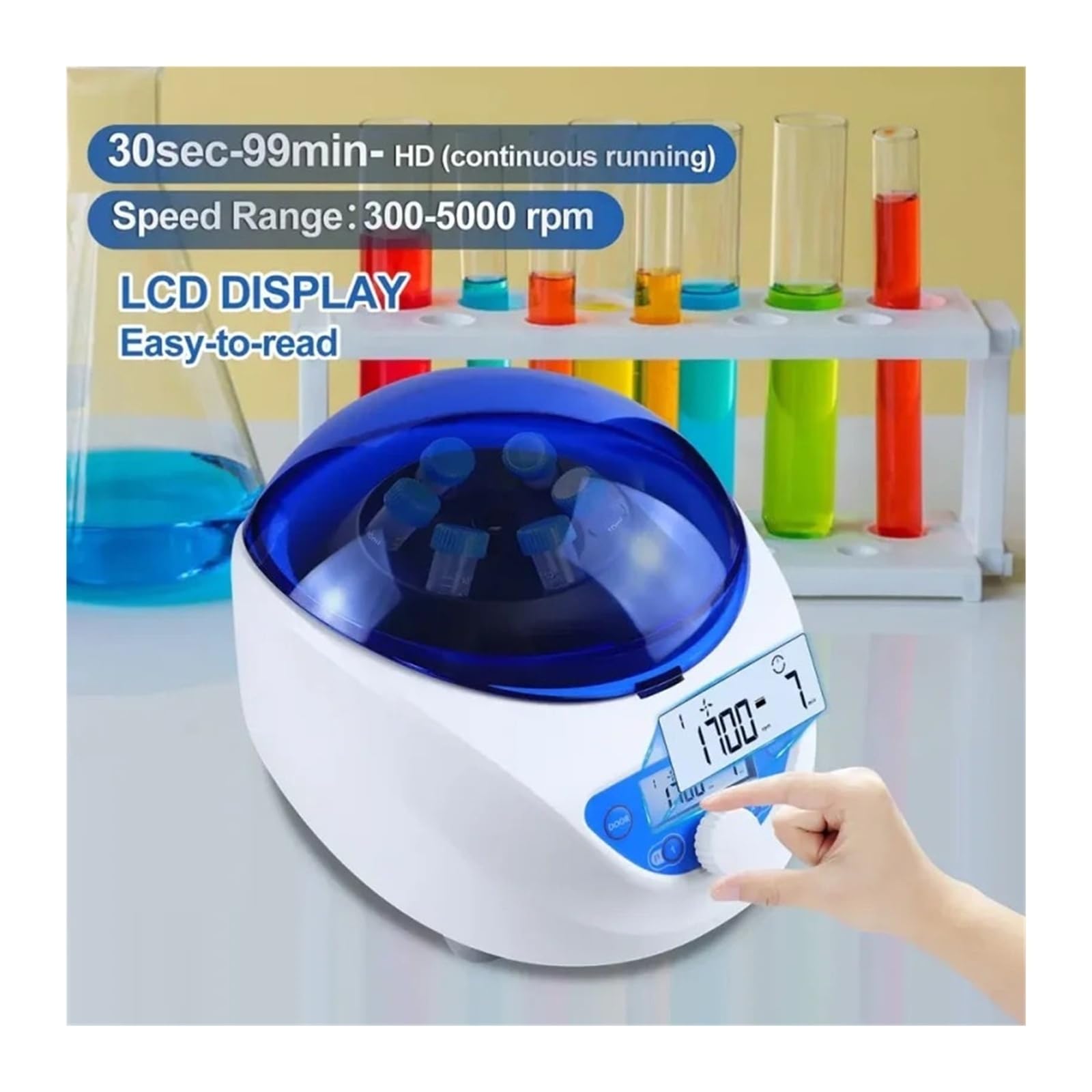 Wirówka do krwi Żel osocza Laboratorium PRP PRF CGF 1,5 ml 15 300-5000 obr./min Sprzęt laboratoryjny Do użytku laboratoryjnego