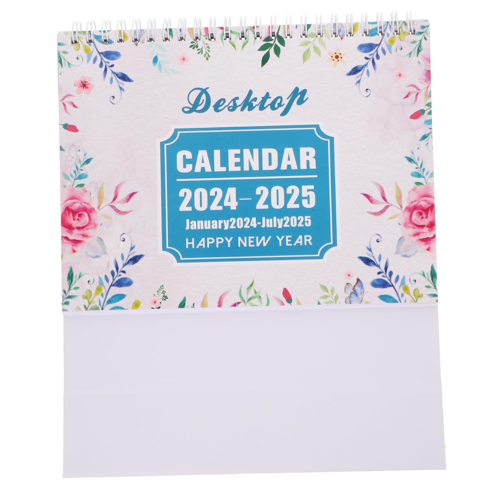 Lurrose 4piezas Calendario De Escritorio Decorativo Calendario De Mesa Compacto De Meses Planificador De Oficina y Hogar Perpetuo