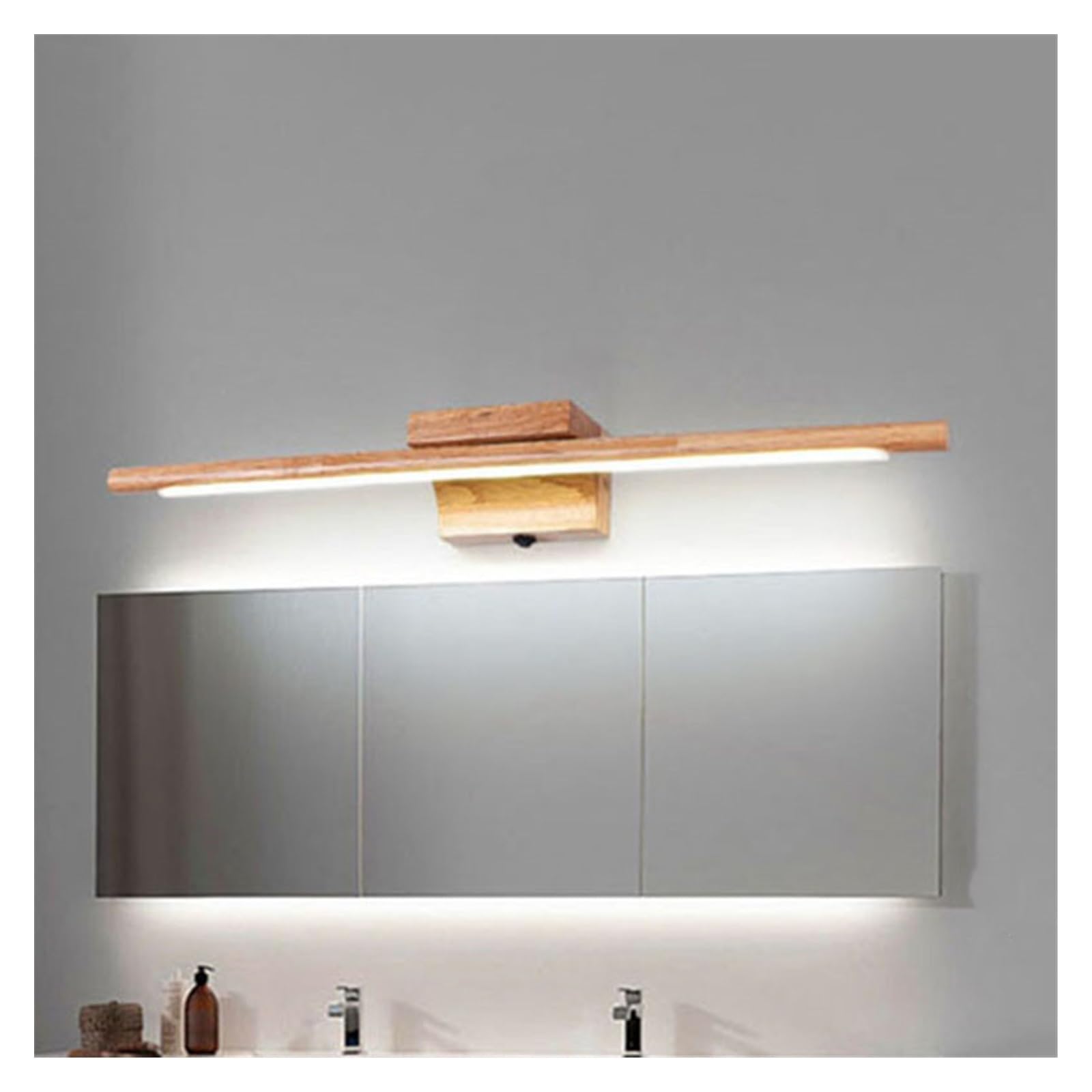 Luces de espejo LED - Lámpara de pared sólida Decoración de baño moderna Vestidor Iluminación Decoración del hogar Apliques Lámparas,Lámpara de Techo