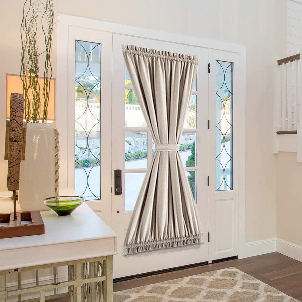 Linen French Door Curtains Curtains & Drapes