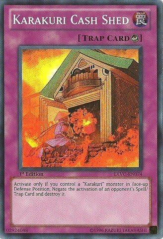 Yu-Gi-Oh! - Cobertizo de efectivo Karakuri (EXVC-EN074) - Victoria extrema - 1ª edición - Super Rare