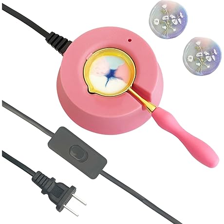 Electric Pink Valspar Sealing Wax Warmer With Spoon And Wax Seal Kit
