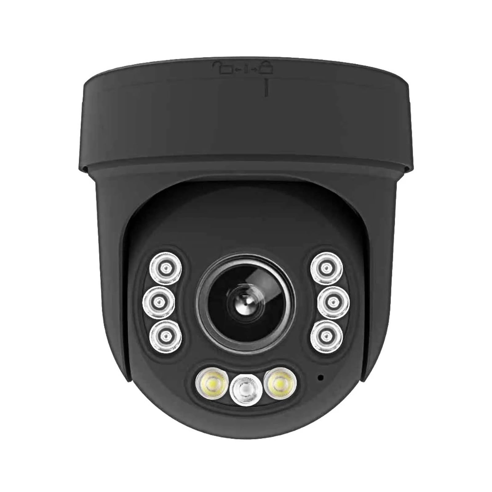 Oshpmbdlyfj One Color 30X Zoom 4K 8Mp Wifi Poe Auto Tracking Ip Camera Ptz Speed Dome Ip Camera Outdoor Sd Card P2p(Black)