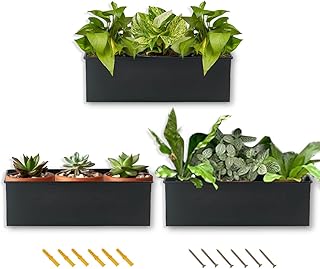 vensovo Metal Wall Hanging Planter Boxes – 12