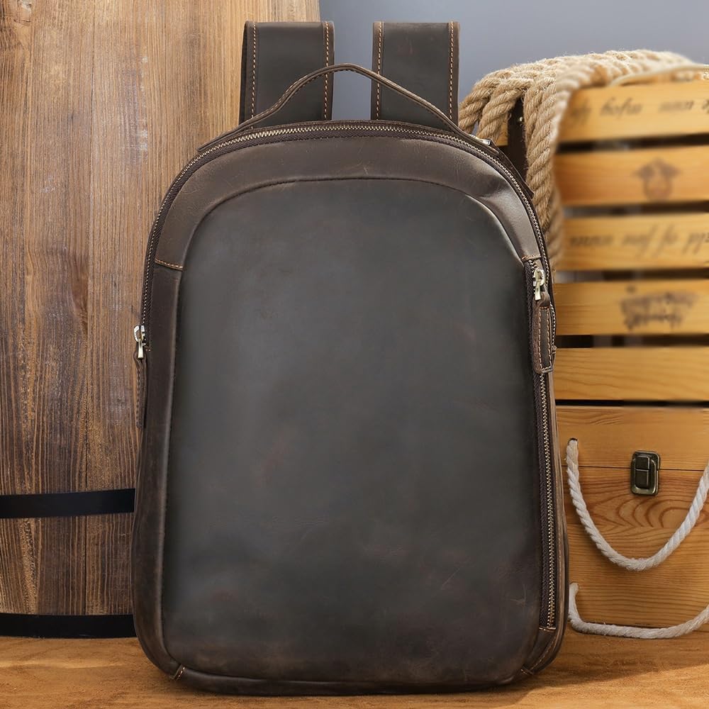 バッグ aucentic Full Grain Leather Backpack フルグレインレザーバックパック｜aucentic(オーセンティック)