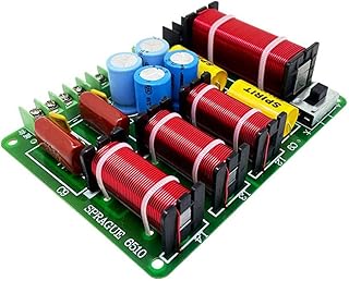 Hudefy 5 Way Frequency Divider Pc+Metal Frequency Divider KTV Stage Speaker Frequency Divider Audio Modification Crossov Frequency Divider