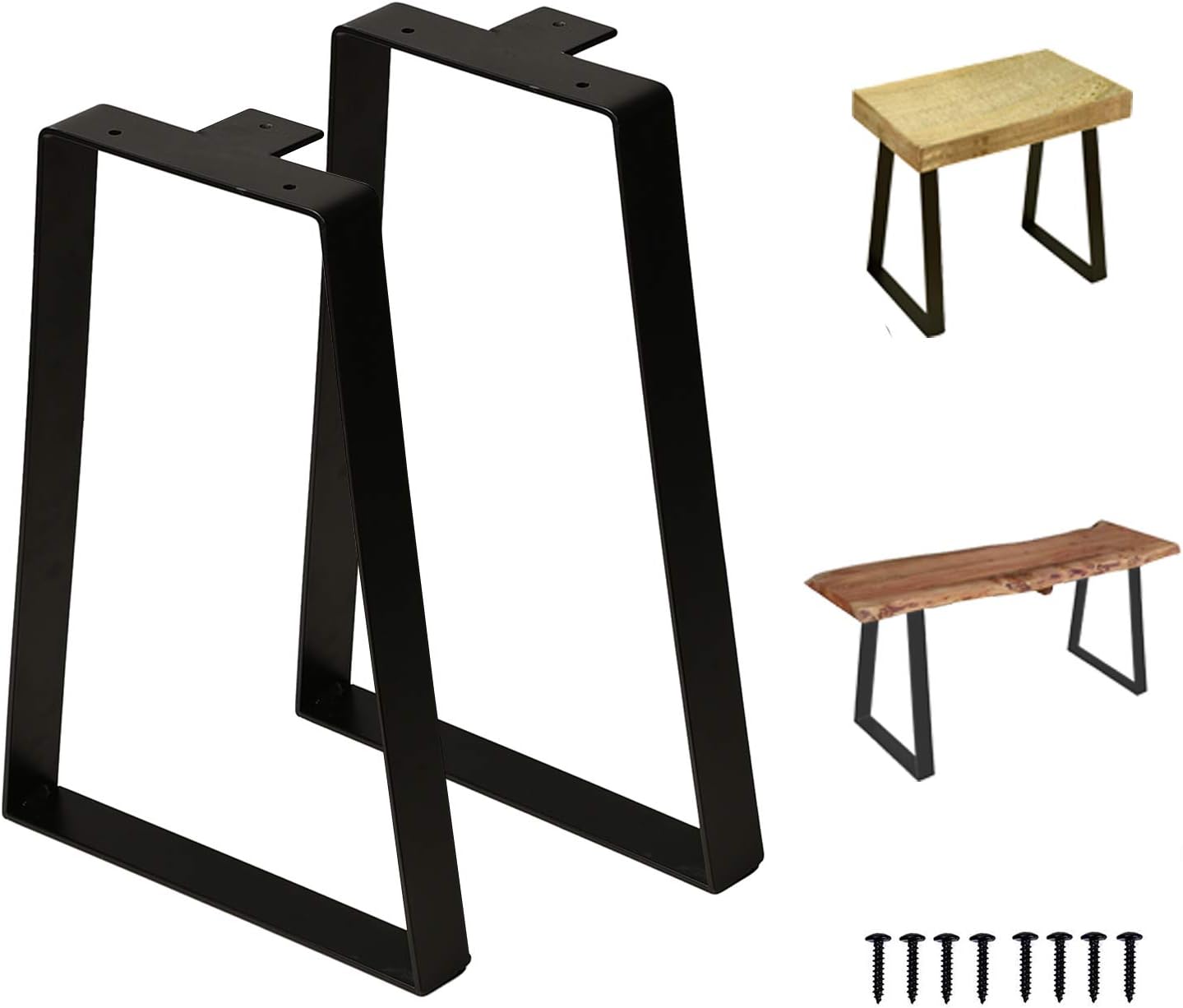 RANK 16 Inch Heavy Duty Hairpin Furniture Legs, 2Pack