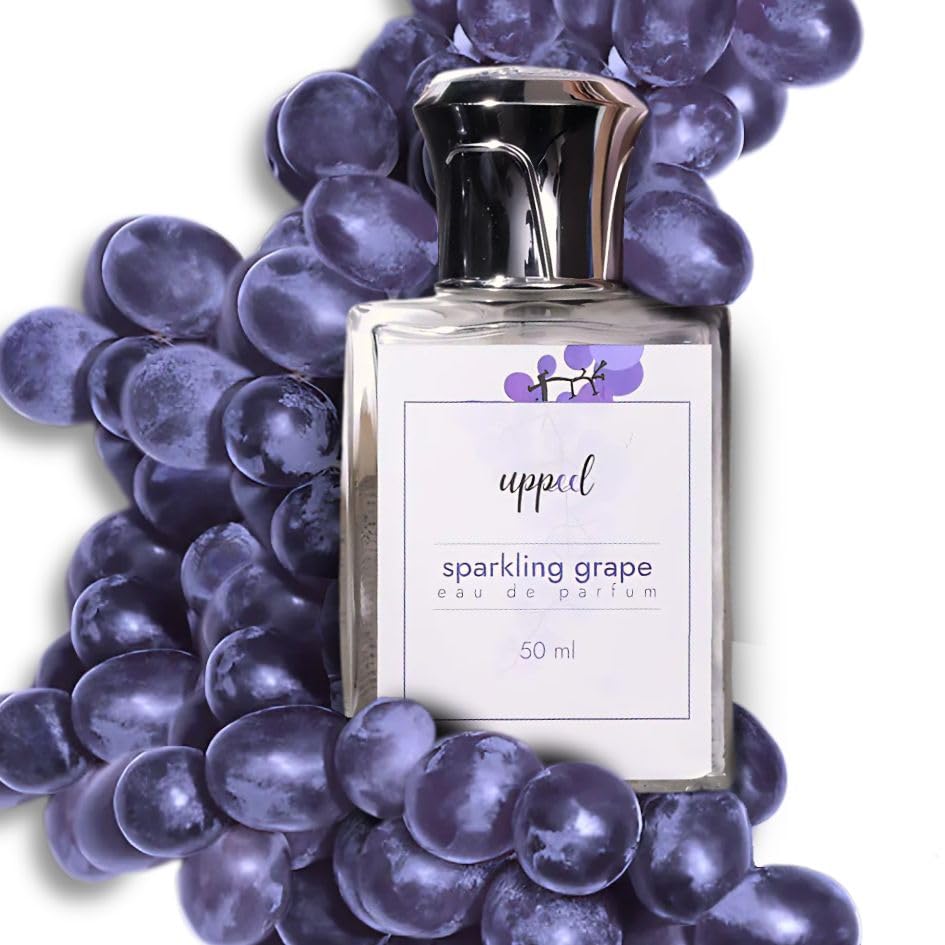 Uppeel Sparkling Grape Eau de Parfum (50 ml) | Fruity & Refreshing Daytime Fragrance For Women & Men | Fresh Grape, Floral & Vanilla Scent | Light, Playful Long-Lasting EDP Perfumes | Ideal Gift-image-30