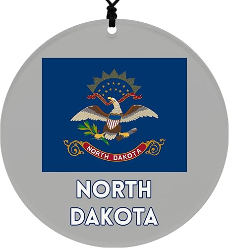 Miniatura 46 de Vermont Christmas Ornament - Festive Design Featuring State Flag - 2026 Hanging Acrylic Disc Decoration for Tree - Unique and Home Decor