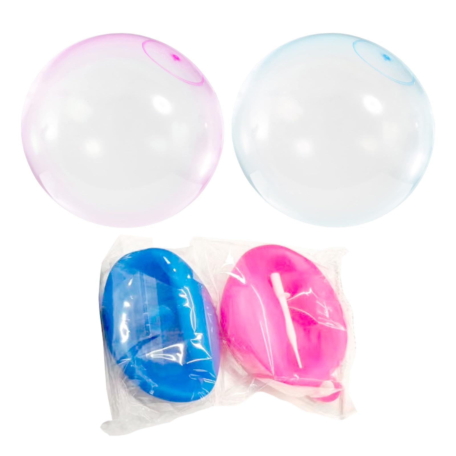 2pcs Super Bubble Ball - Inflatable Bouncy Ball, Outdoor Garden Toy, Suitable for Boys and Girls Over 6 Years Old