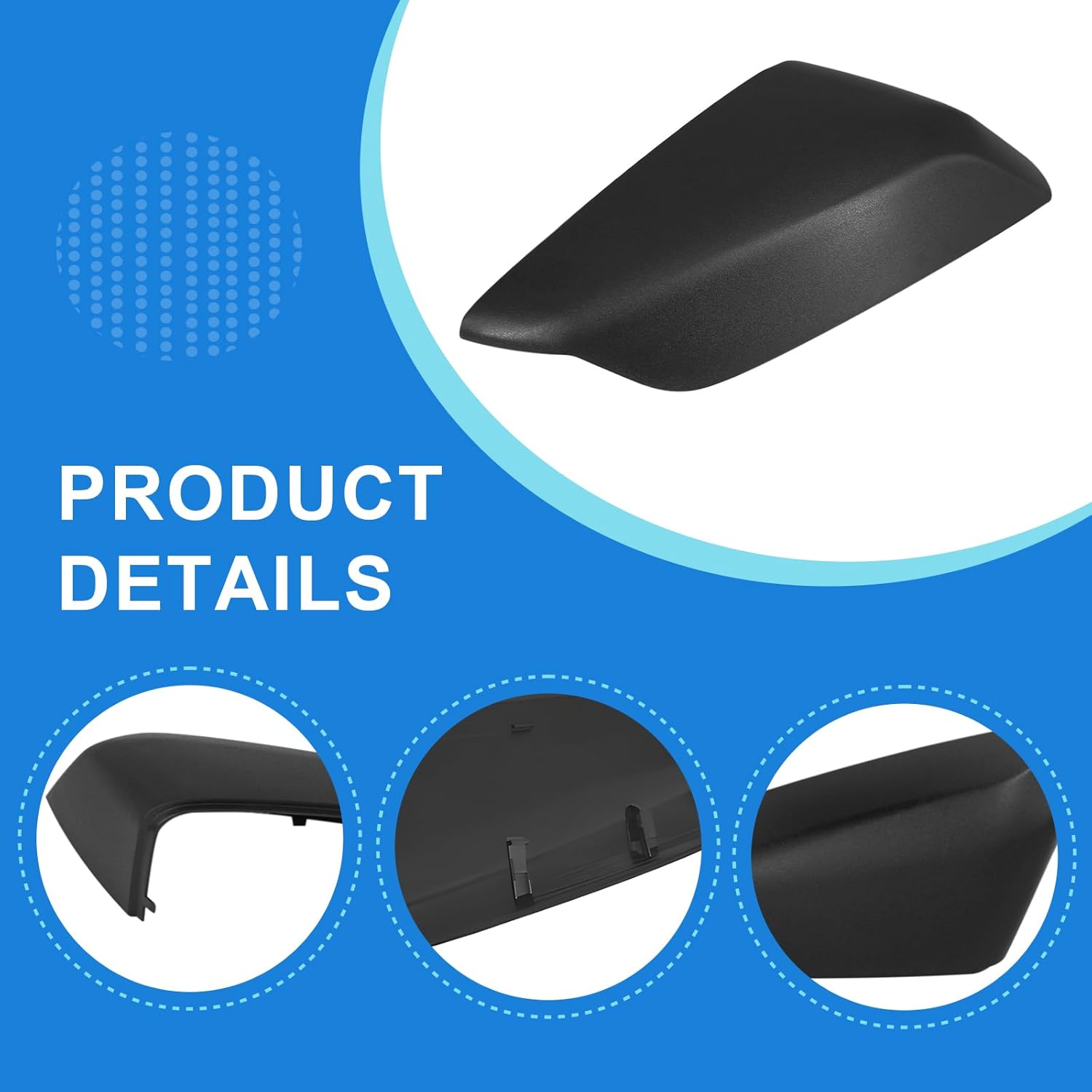 1 Pair Mirror Cover Cap Driver and Passenger Side Fits for 2016-2025 Chevy Malibu 84026841 84026842 Left and Right Side (Matte Black)