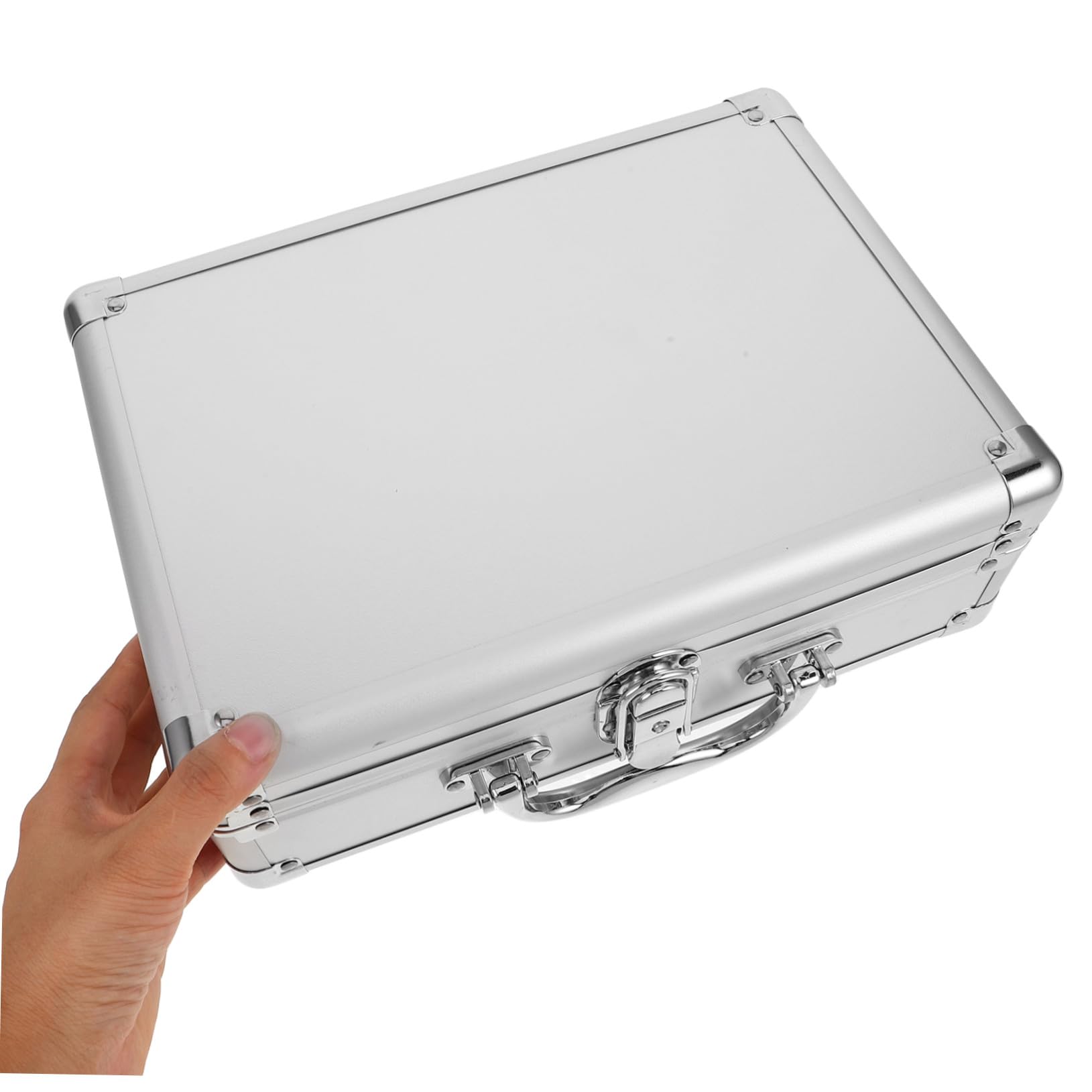 Aluminiowa Walizka Transportowa Aluminiowa Skrzynka Narzędziowa Twarda Obudowa Mikrofonu Tragbar Leere Metallbox Przenośny Organizer Do Przechowywania Aluminiowe Walizki Do