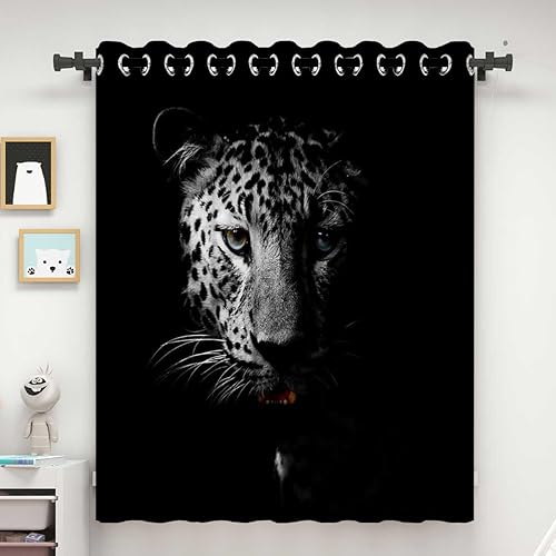 Miniatura 9 de Cortinas para Habitacion Western Personalizar Decoración de Puerta Cortinas de Privacidad Cortinas para Ventanas de Cuarto Reductor de Luz (Ancho)