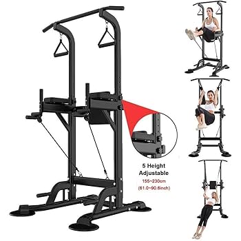 調整可能 プルアップバー ブラック Amazon | ONETWOFIT プルアップバー ネジなし 出入り口懸垂バー