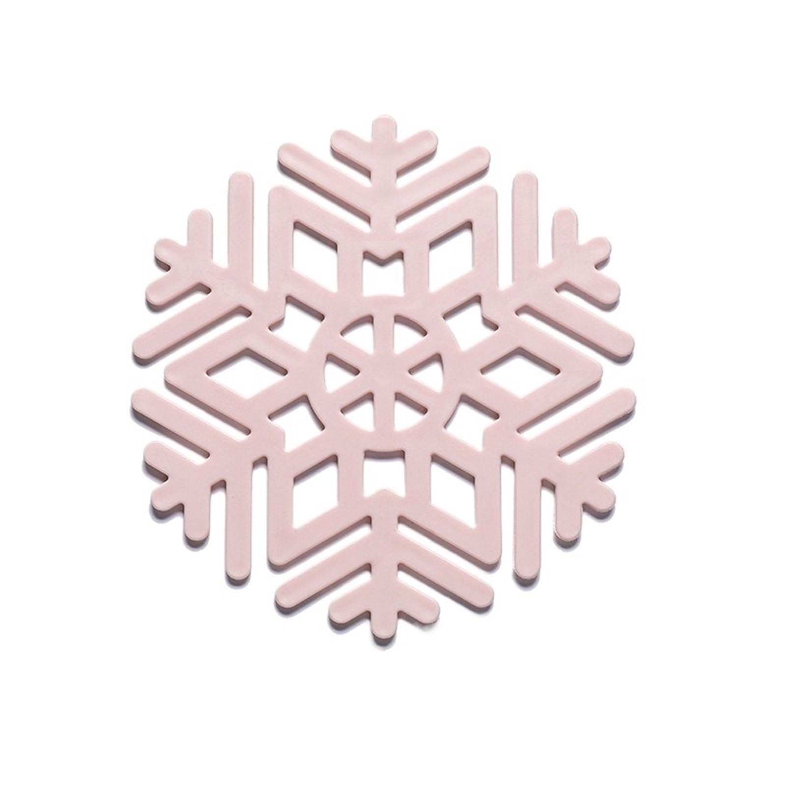 10Pcs Snowflake Silicone Coaster Heat Insulation And Anti-skidding Coffee Drink Hot Pad for Cap(Color3)
