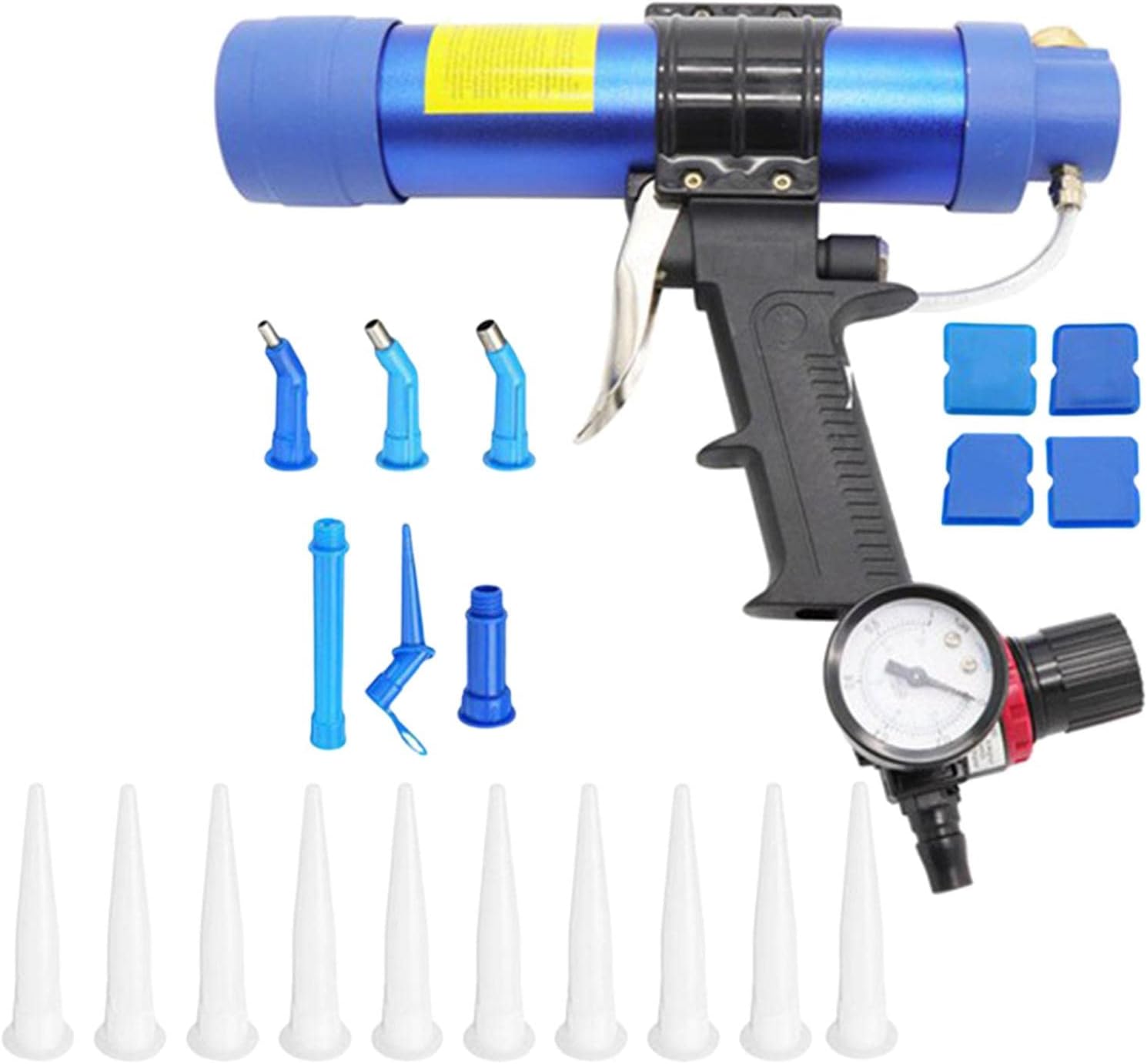 Sealant Caulk Glue Gun Lightweight 310Ml Anti Drip for Caulking Sealer Blue