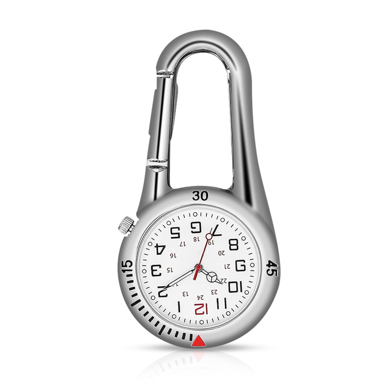 Montre Infirmière Nizirioo Quartz Lumineuse – Mousqueton, Multifonction Pour Médecins, Sport & Cuisine