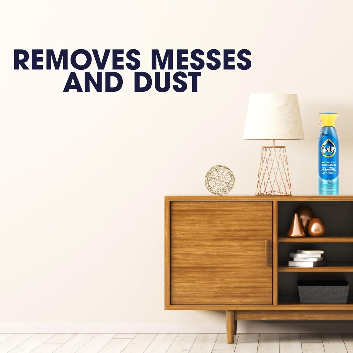 Pledge Multi Surface Cleaner Spray, Rainshower Scent + Windex Glass Cleaner - Includes 1 9.7 oz bottle of Pledge Multi Surface Cleaner + 1 23 oz bottle of Windex Glass Cleaner image 3