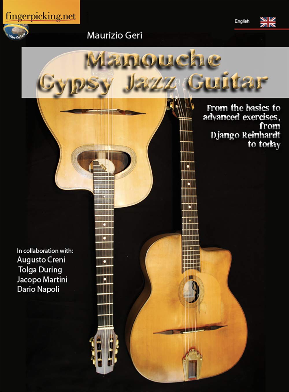 Manouche Gypsy Jazz Guitar Acoustic Book 2 partition guitare jazz cours de swing solo
