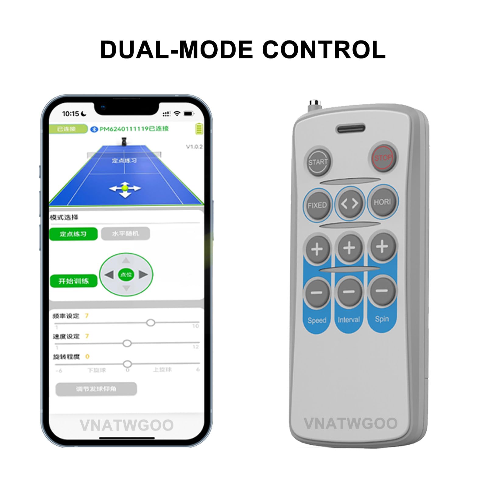 Lanzador De Pelotas De Tenis Profesional Multimodo, Lanzador InaláMbrico con App, Entrenador EléCtrico De Tenis con Capacidad para 65 Pelotas, para Entrenamiento De Tenis
