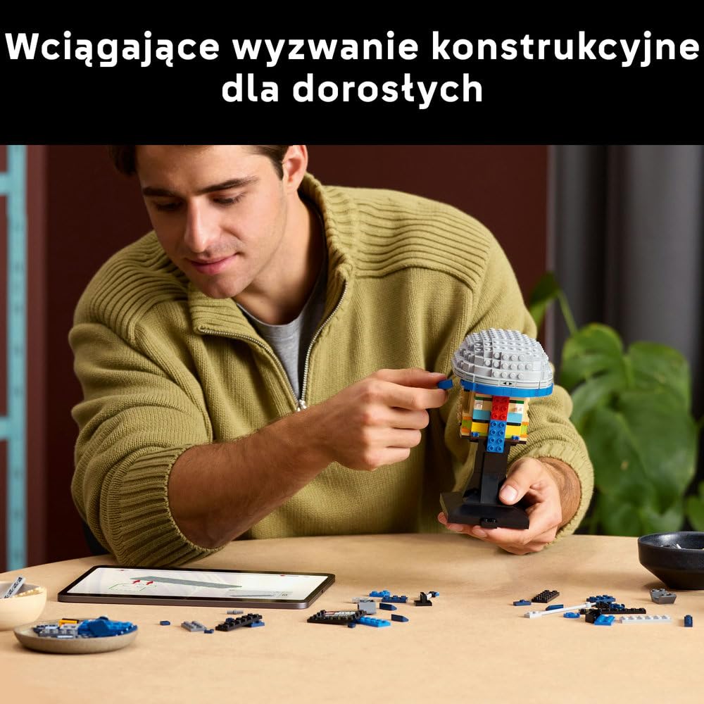 LEGO Star Wars Hełm Jango Fetta 75408 | Model kolekcjonerski, zestaw klocków dla dorosłych, prezent dla fana Star Wars, ozdoba na biurko, 616 elementów