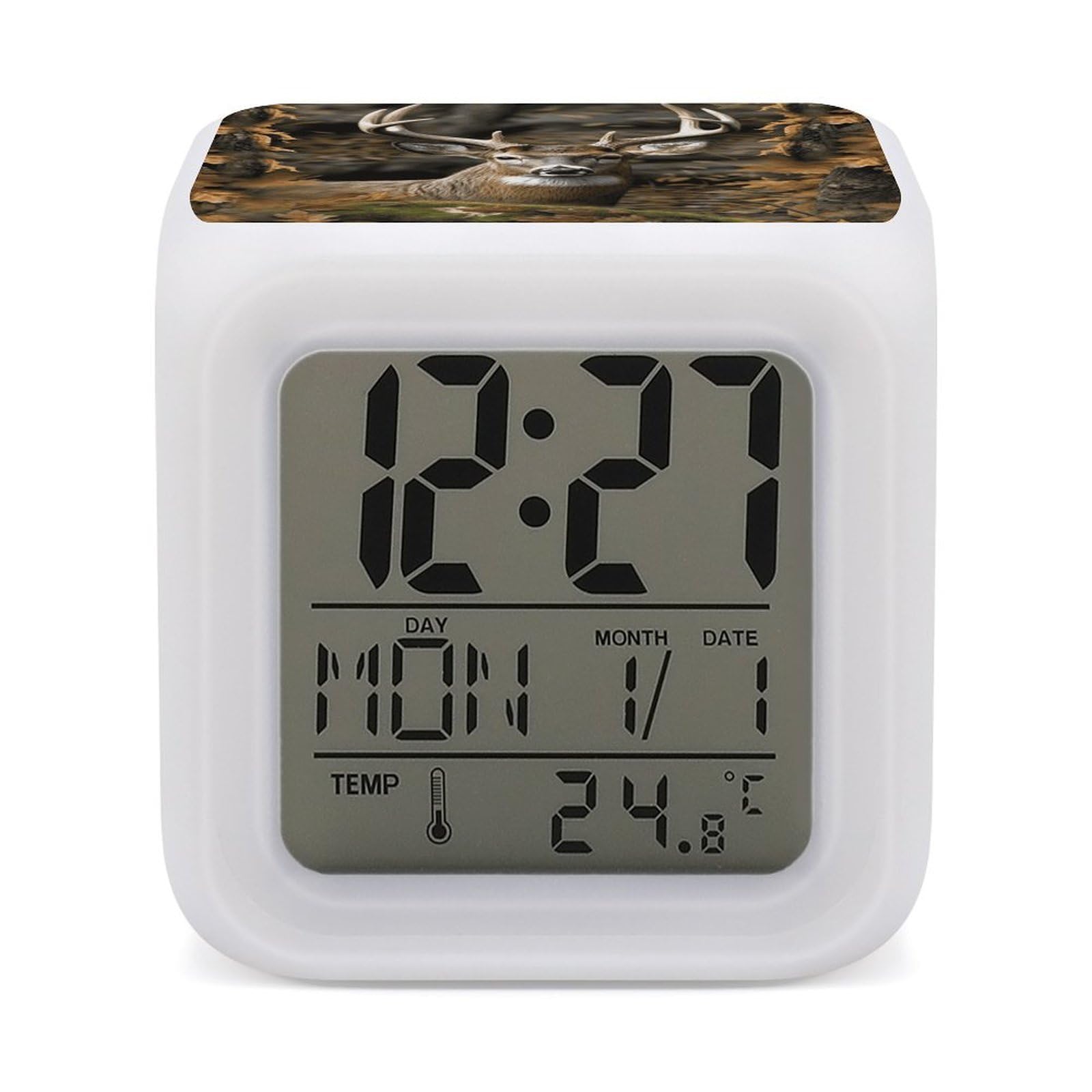 Reloj de entrenamiento infantil con luz nocturna para evitar despertares