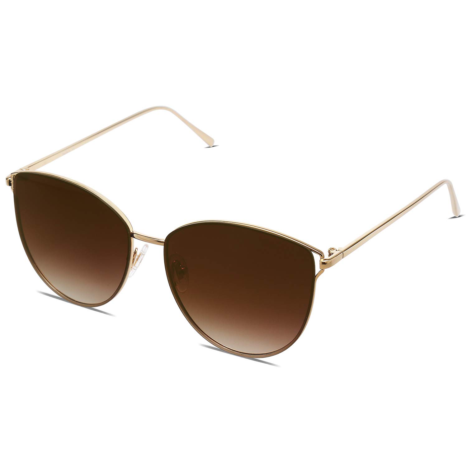 Mirrored Flat Lens Fashion Sunglasses for Women SJ1085