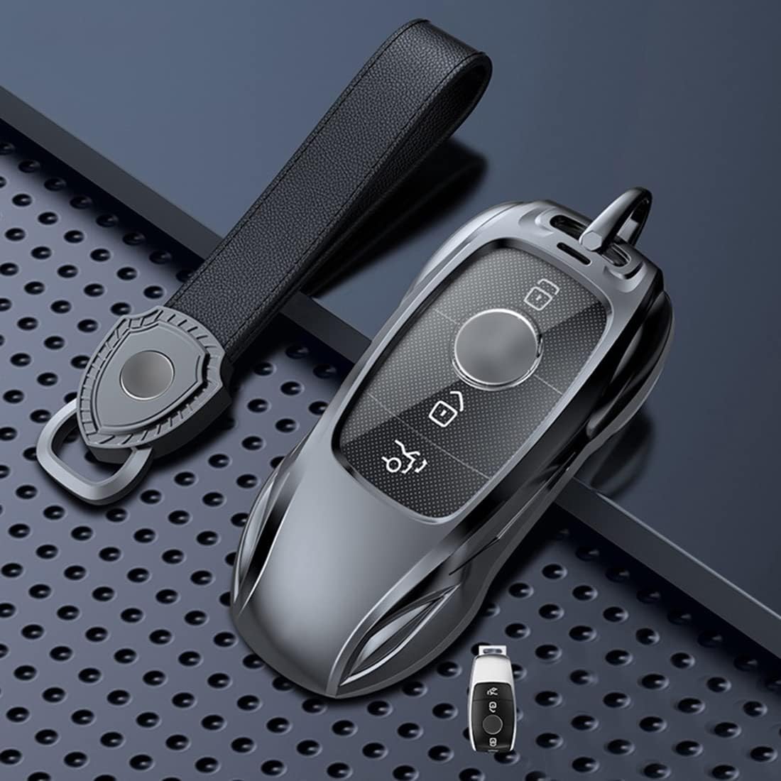 Zinc Alloy Metal Key Fob Case Protective Shell Fit for Mercedes Benz CLS CLA GLA AMG A C E S G GLC GLE GLS M