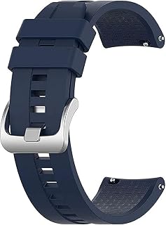 Sport Silicone Band Strap, Matte, Bracelet Watch Band, Accessory Band, Size (22MM) for Huawei Watch GT1, GT2 46MM / Samsung S3 S4 46MM, Active2 44MM, Watch 3 45MM / Honor Magic2 46MM