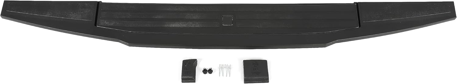 KUAFU Tailgate Molding Kit Top Trim Cap Cover Compatible with 2017-2022 Ford F250 F350 Super Duty Flex Step Replacement for HC3Z9940602A HC3Z9941018AC FO1904134 FO1904141 FO1904140