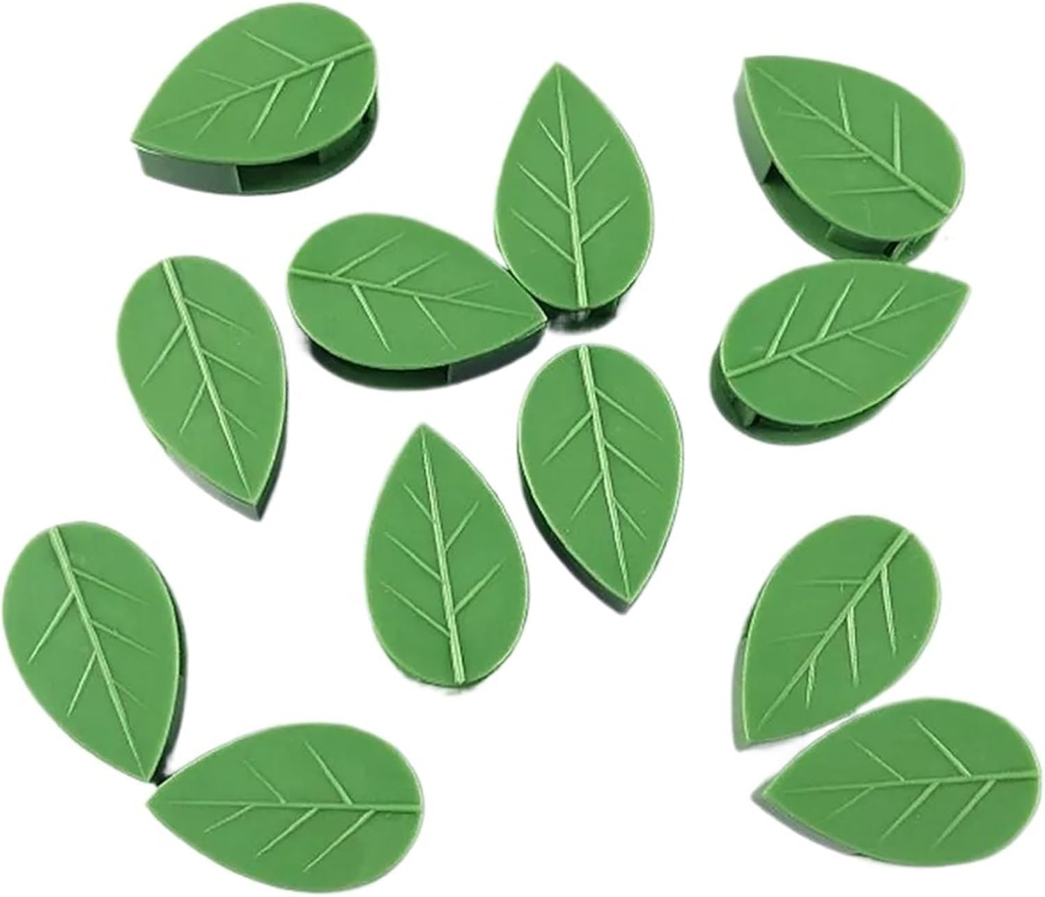Plant Clips 300 PCS Plant Climbing Wall Fixer Leaf Type Green Plant Invisible Fixing Device for Gardening