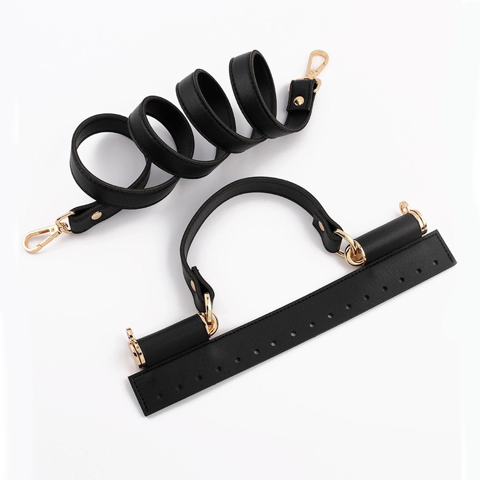 Asas para Bolso Correas para Bolso Accesorios para Tejer Bolso Piezas de Repuesto para Bolsos Material de Cuero Sintético Apto para Manualidades Regal, Negro, Individual