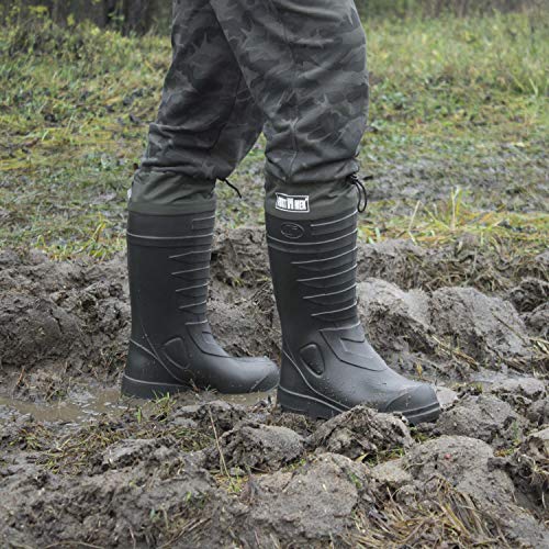 Federleichte Herren Anglerstiefel Gr 47 Thermo EVA Gummistiefel Gr 42-47 Warm gefütterte Arbeitsstiefel