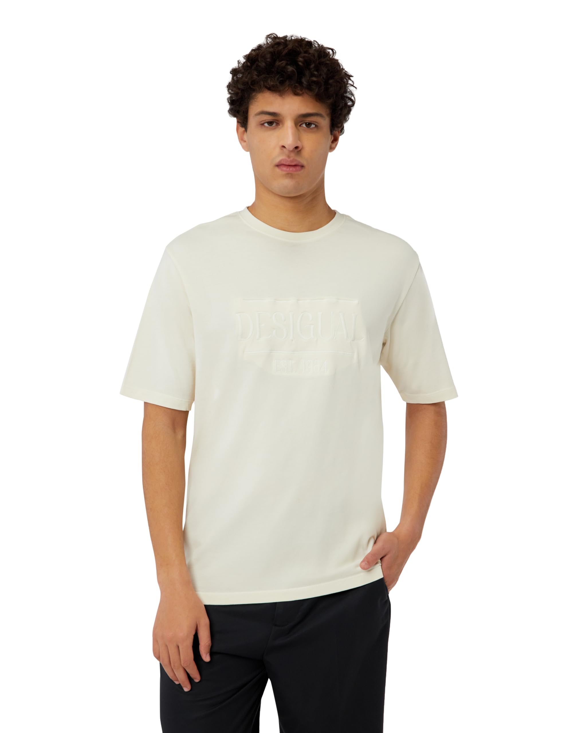 Desigual TS_WASHINGTONEC, 1001 RAW, XL White