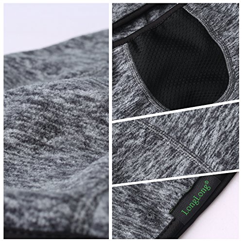 Balaclava-Ski Mask Winter Thicken Outdoor Face Mask Windproof Warmer Hood Grey - Thumbnail 2