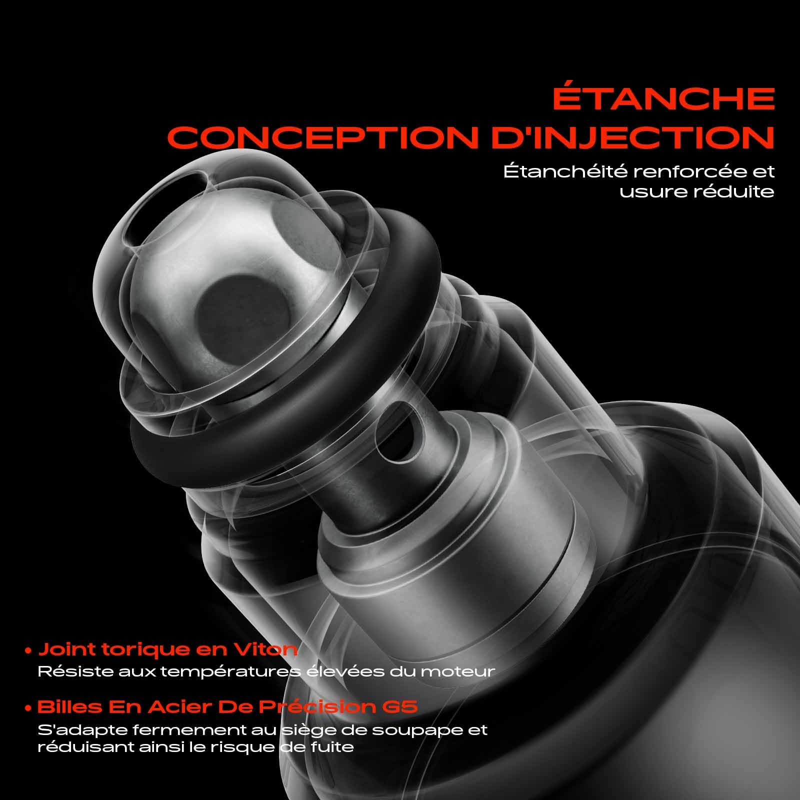 Frankberg 4 injecteurs de carburant 0280156025 | Compatible avec: ,