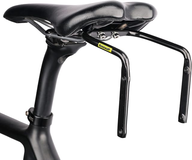 Rhinowalk Anti Sway Bikepacking Saddle Bag Stabilizer Mount with 2 Bottle Cage Mounting Holes