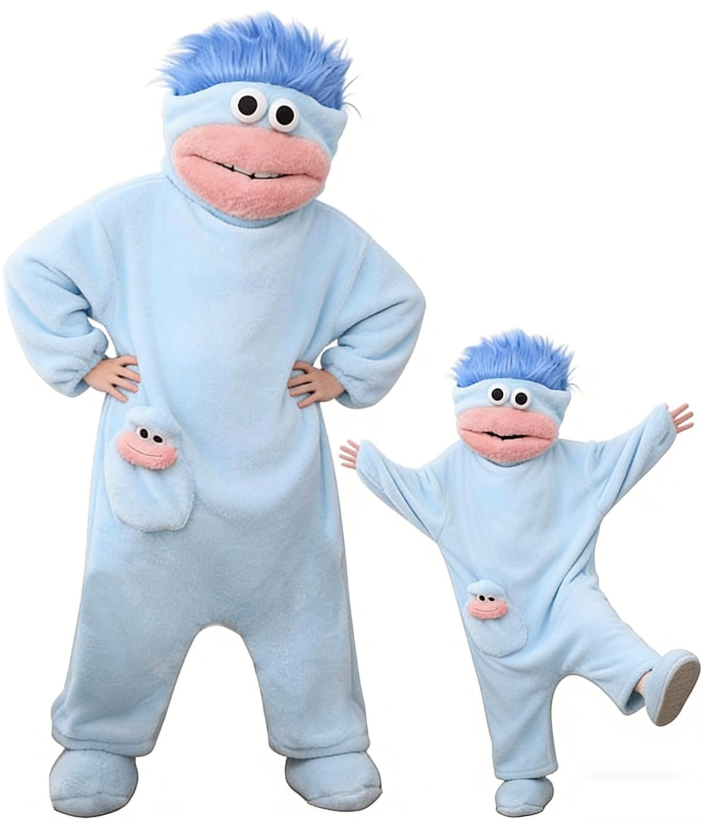 Ybing Erwachsene Onesie Schlafoverall, Karneval Kostüm Fleece Pyjama