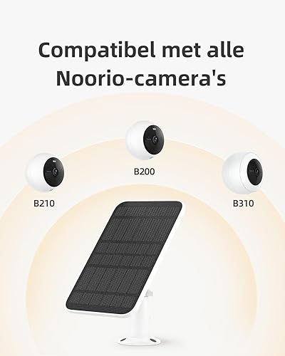Miniatura 9 de Noorio B200 Quad Pack - Cámaras de seguridad inalámbricas con panel solar, sistema de seguridad para el hogar de 1080p, funciona con batería sin