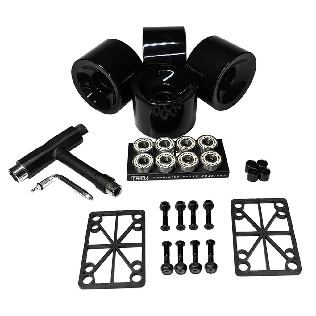 EXCLUZO Bearings Wheel Asllen Key DIY Tool Accessory Kit for Skateboard Style 03