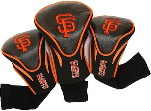 Team Golf MLB Adult-Unisex 3 Pack Contour Head Covers